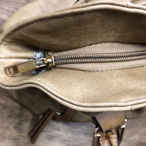 Tan faux leather boho handbag/purse - Picture 8 of 11